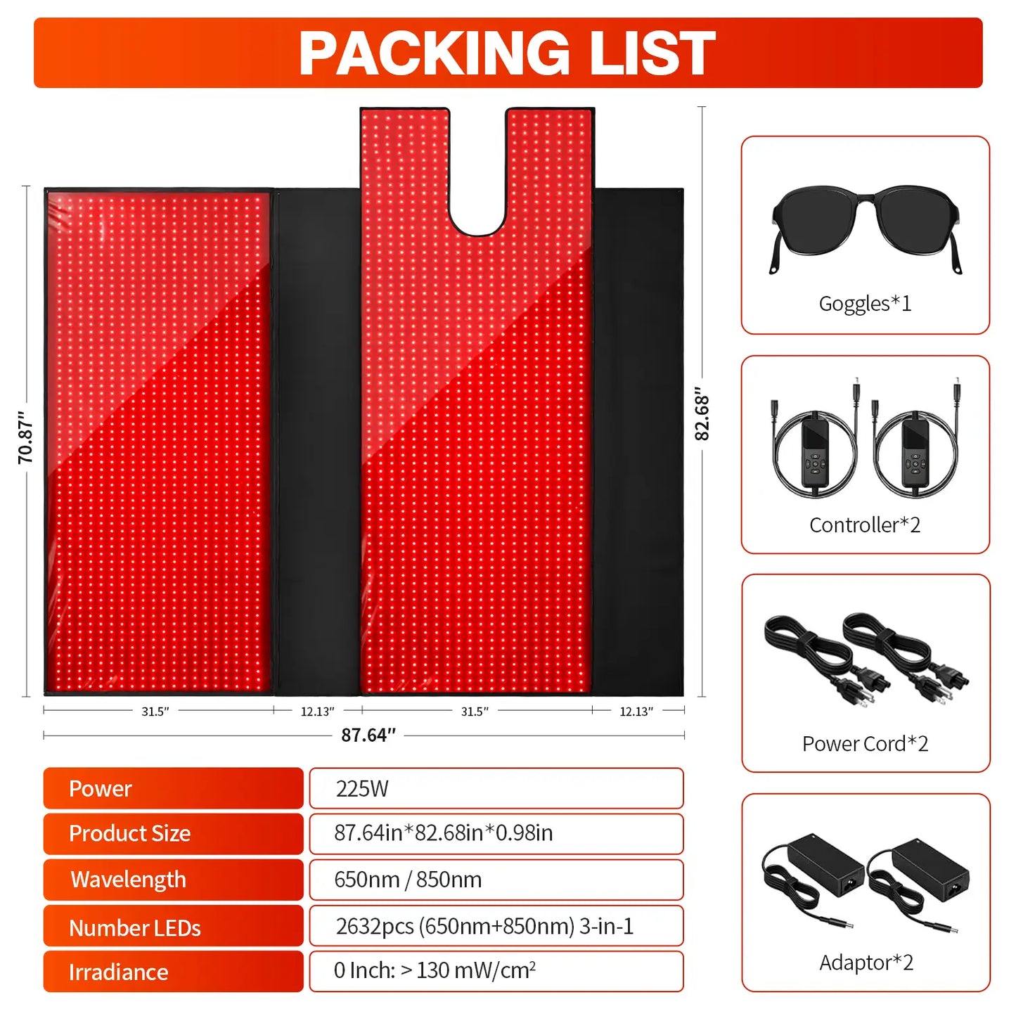 Red Light Therapy Sleeping Bag – Full Body Wellness Mat
