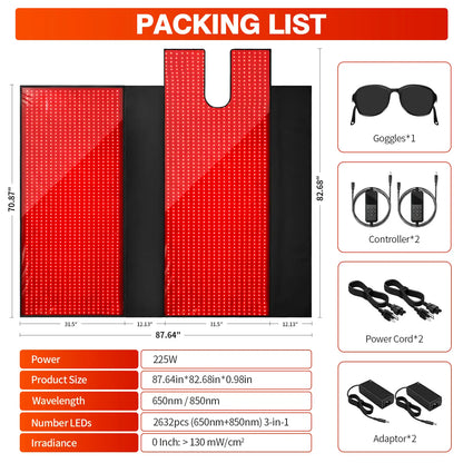 Red Light Therapy Sleeping Bag – Full Body Wellness Mat